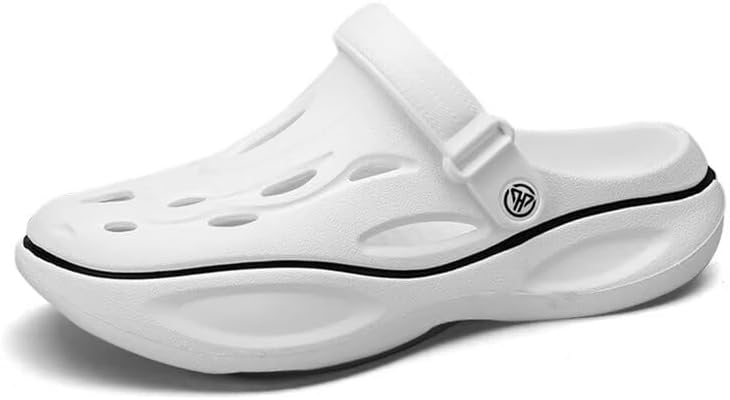 

Мужские легкие спортивные сандалии с закрытым носком для лета, прогулок на улице, пляжа и воды Zonkacen, белый