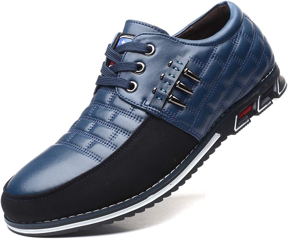 

Мужские повседневные туфли COSIDRAM, модные кроссовки, деловые туфли для мужчин, обувь для прогулок, комфортные лоферы для офиса, синий