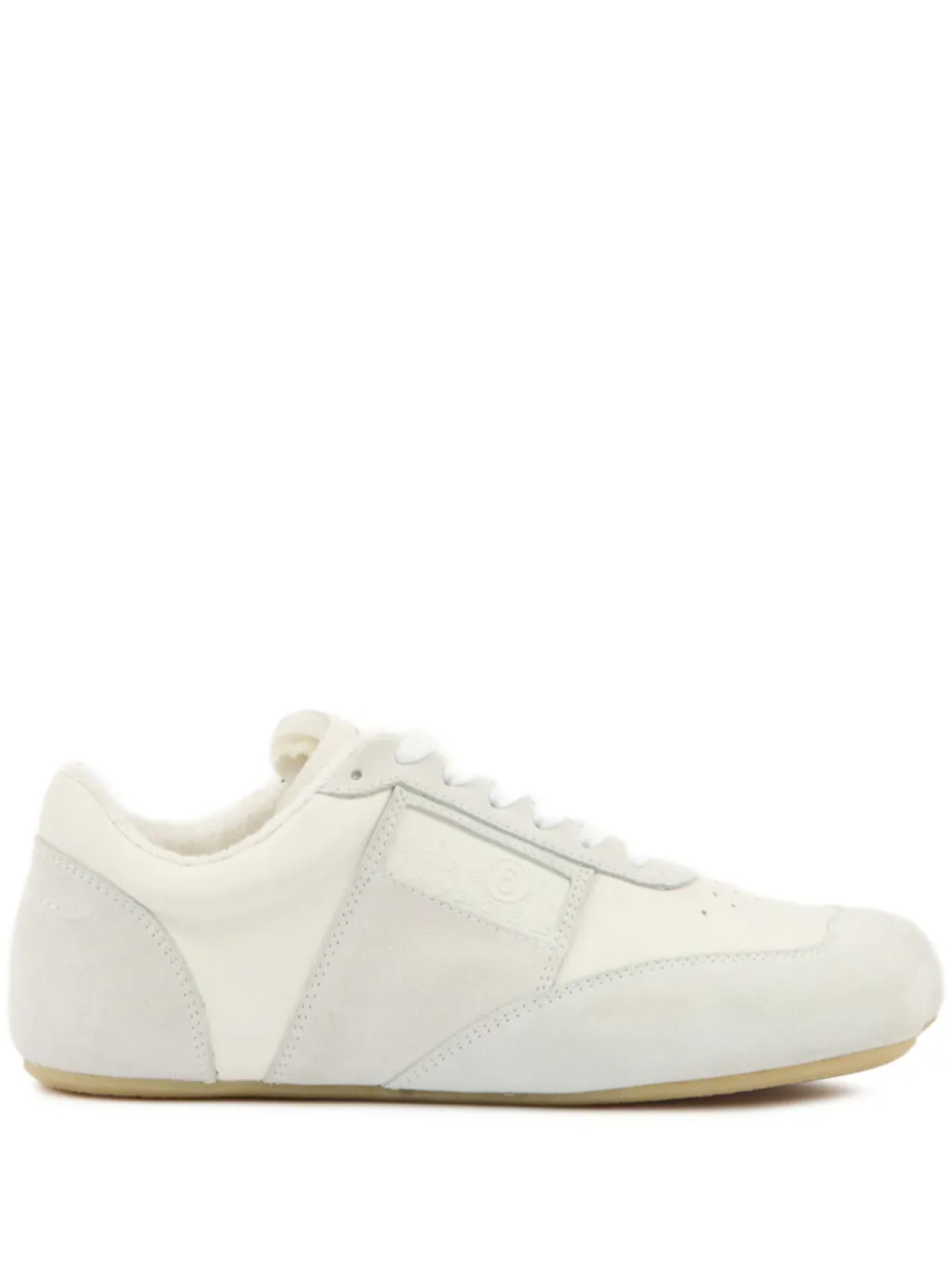 MM6 Maison Margiela кожаные кроссовки, белый