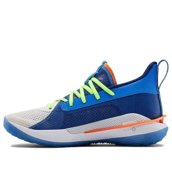 

Кроссовки curry 7 big 'super soaker' Under Armour, синий