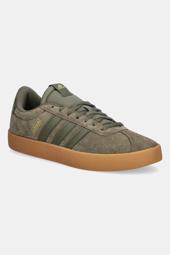 

Замшевые кроссовки VL Court 3.0 Adidas, зеленый