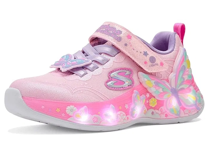 Кроссовки со светодиодами Butterfly Bliss 303065L SKECHERS KIDS, Light Pink