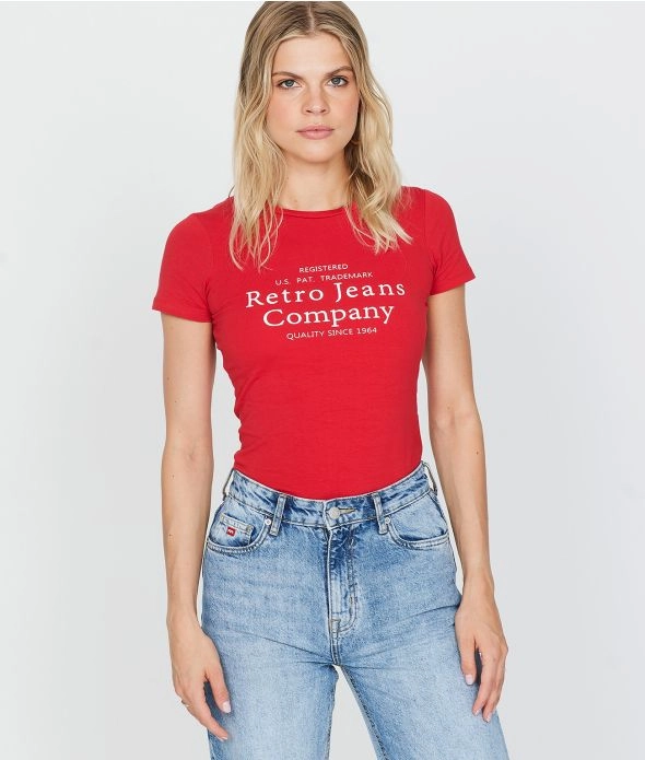 

Nylah футболка Retro Jeans, красный