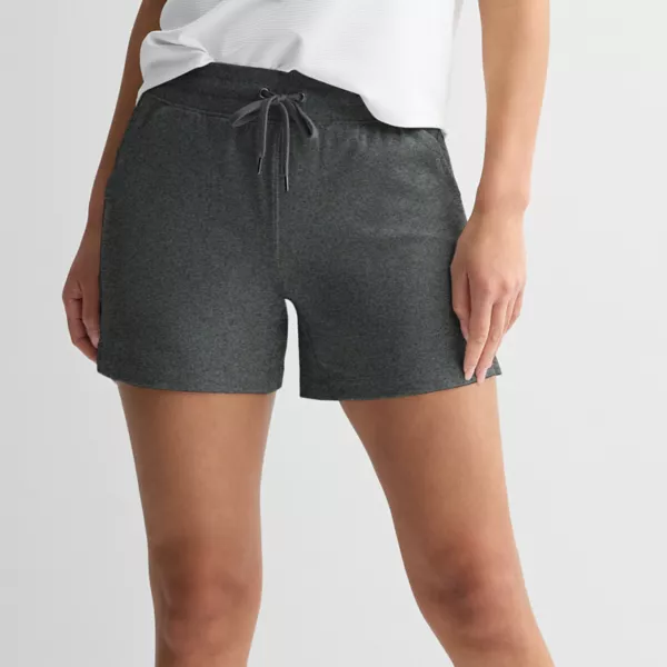 

Женские базовые спортивные шорты Tek Gear, цвет medium ink heather