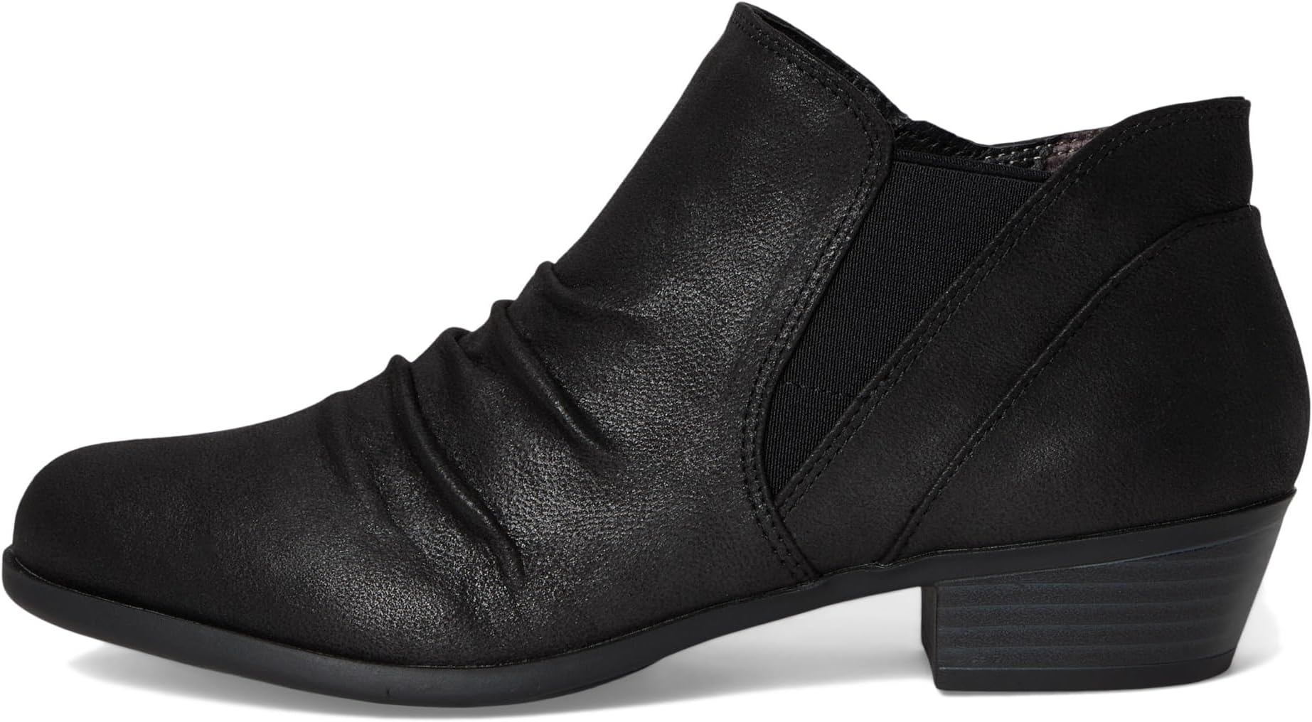 Ботинки LifeStride Women's Aurora Block Heel Ankle Bootsies, Black Smooth — фото 4