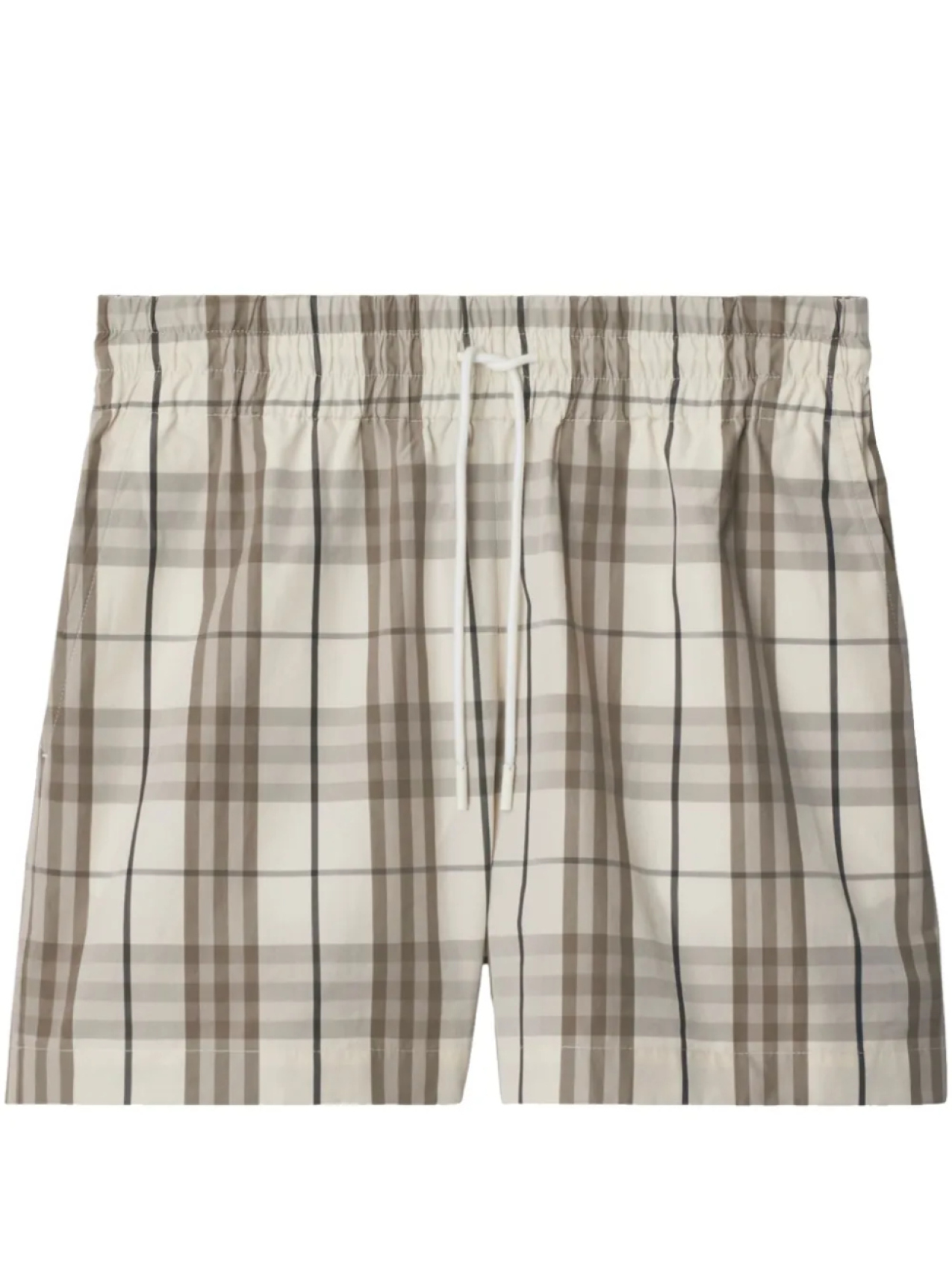 

Шорты в клетку Burberry, нейтральный