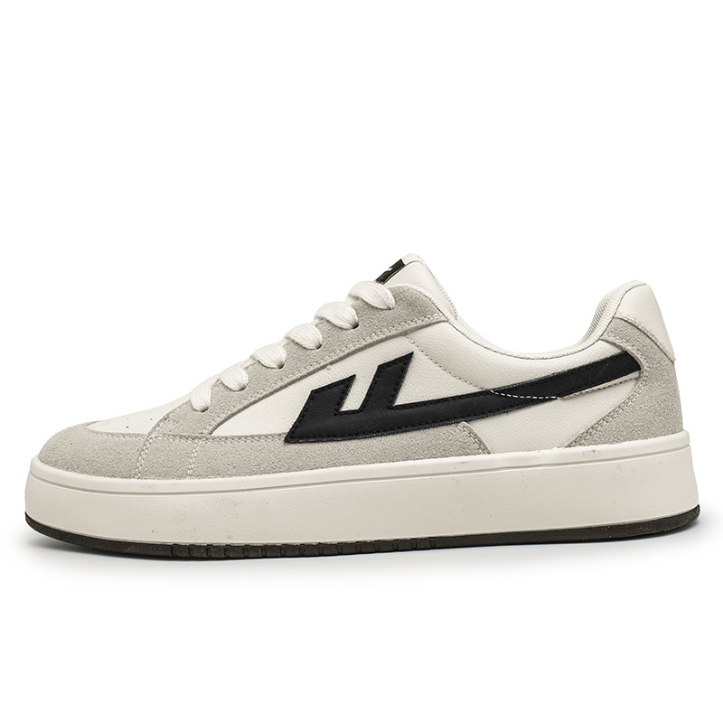 

Мужские скейтерские кроссовки Low top с защитой от истирания, легкие и нескользящие WARRIOR, бежевый черный