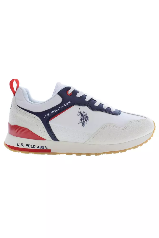 

Белые полиэстеровые мужские кроссовки U.S. Polo Assn.