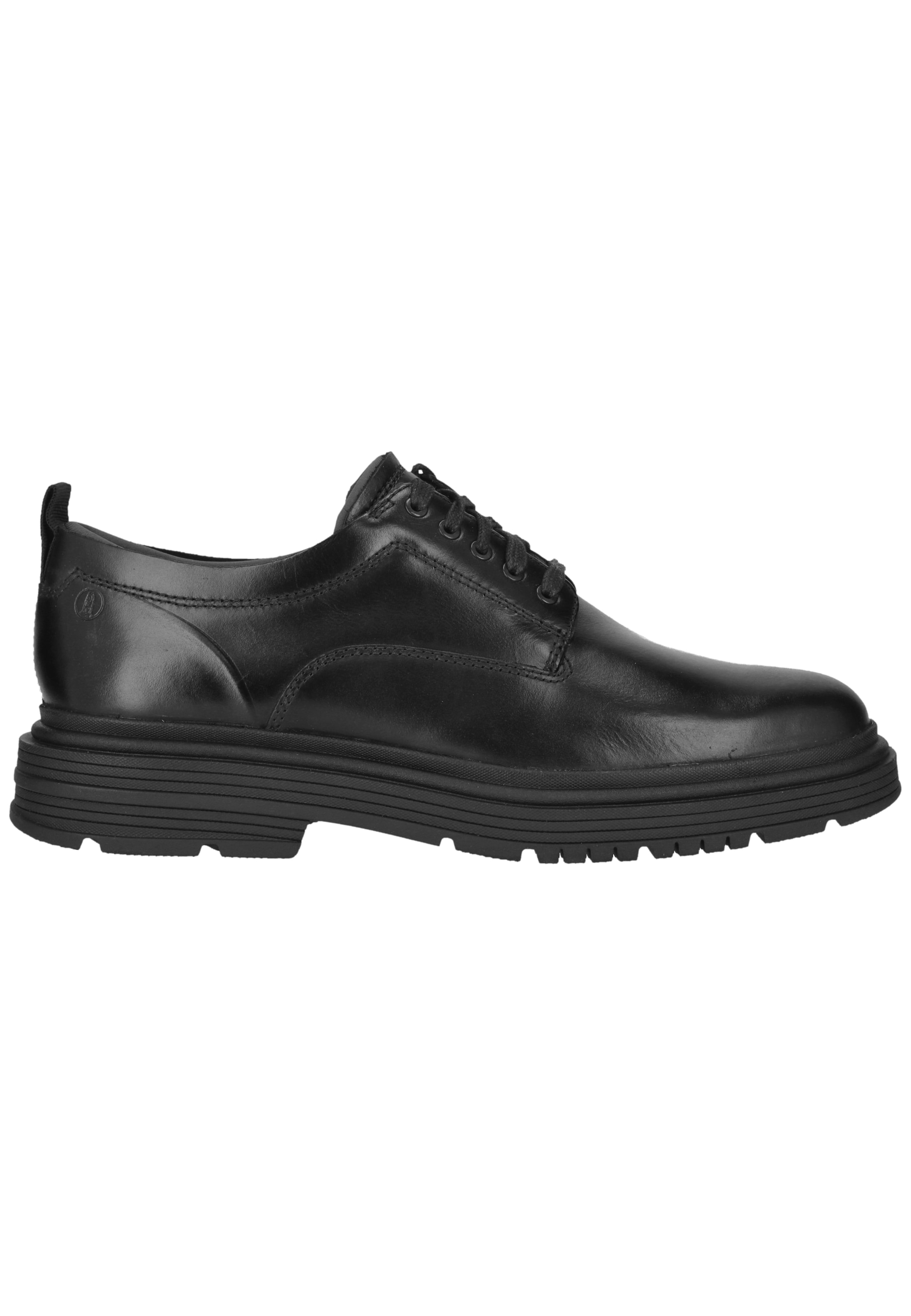CLARKS Туфли 'Badbury Lace' на шнурках в черном цвете — фото 4