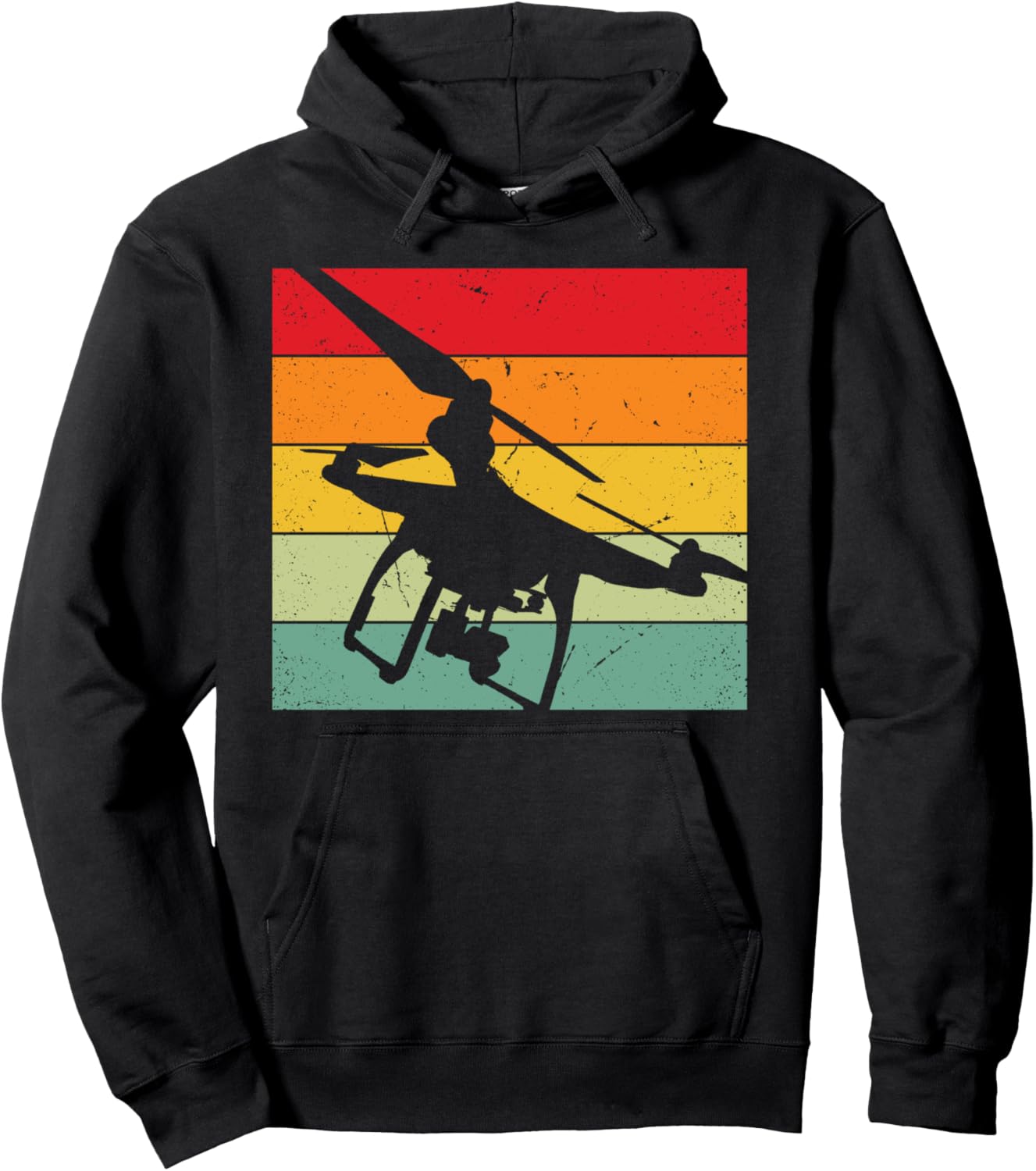 

Аксессуары для любителей дронов, ретро-толстовка для пилотов FPV-дронов, гонщиков на дронах Remote Control Drone Accessories Fpv Racing, черный