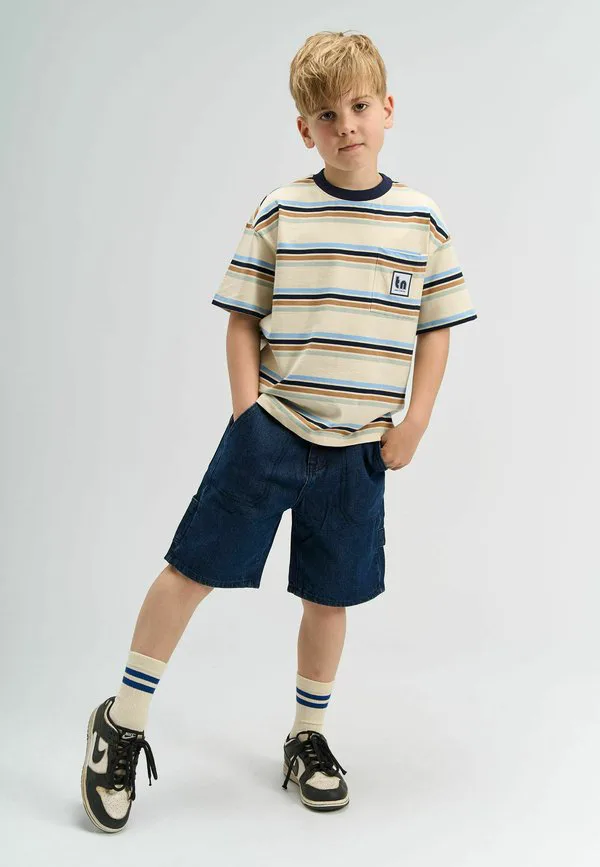 Футболка с принтом The New, Gardenia Striped