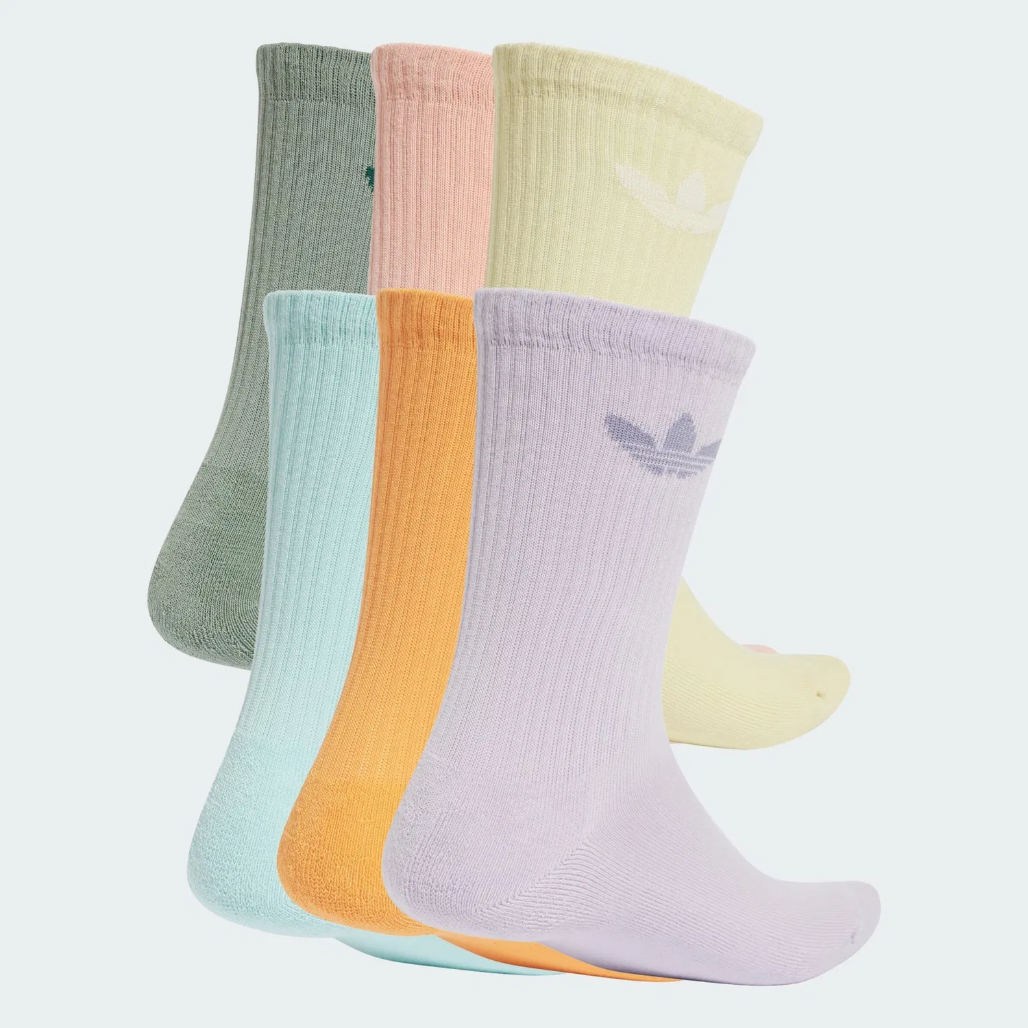 Носки Adidas Originals Trefoil Cushion, мультиколор — фото 2