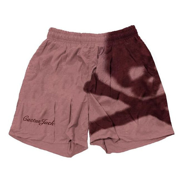 

Шорты cactus jack for mastermind skull shorts 'washed red' Travis Scott, красный