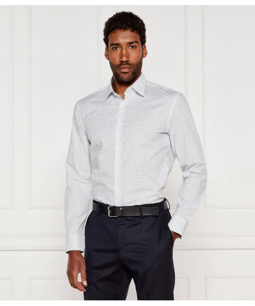 

Рубашка h-hank-kent-c1-214 Slim fit Boss, белый