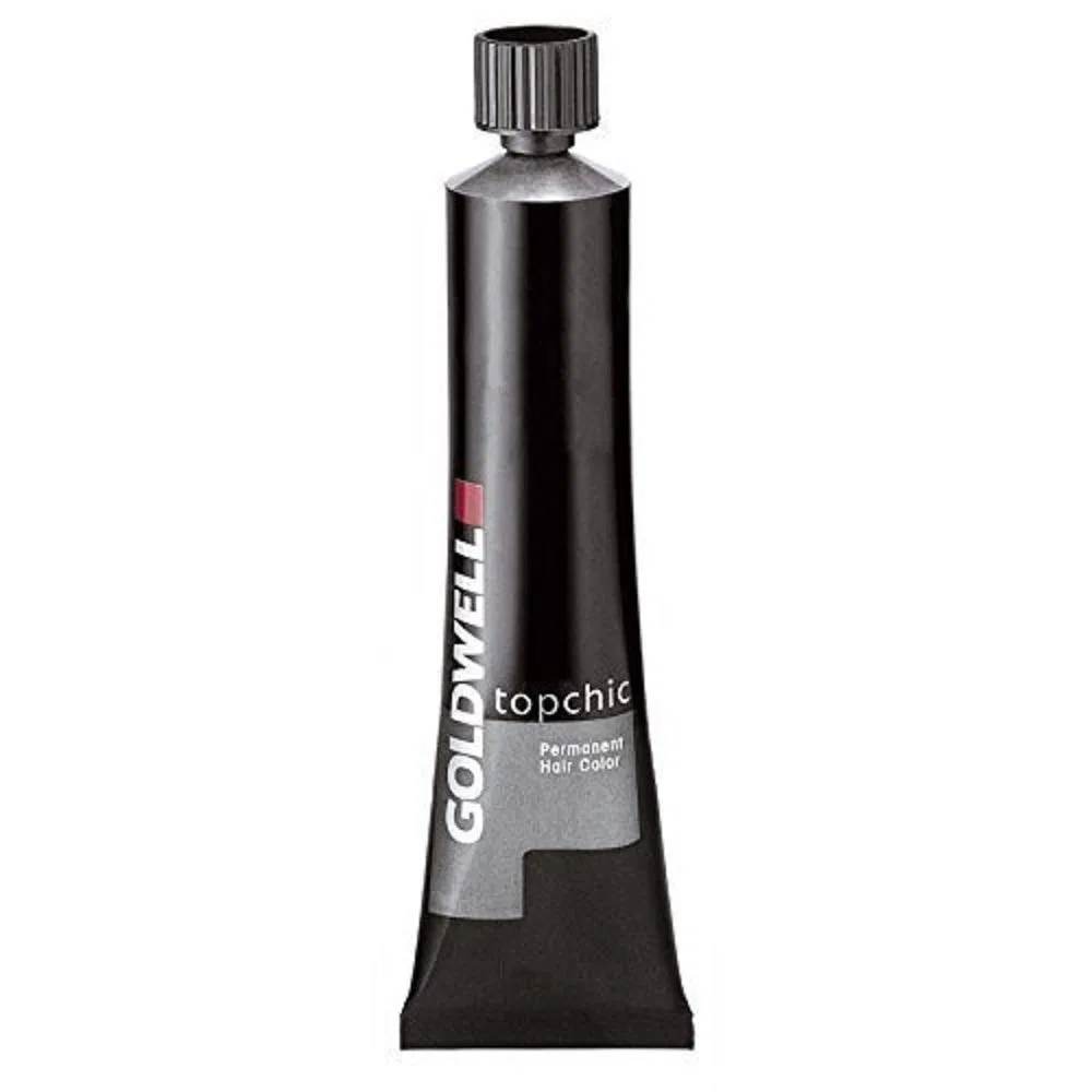 Стойкая краска для волос Goldwell Topchic, 6GB темный блонд золотисто-коричневый, 60 мл Goldwell, 6Gb Dark Blonde Golden Brown