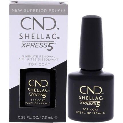 

Набор лака для ногтей Shellac с верхним слоем Xpress5, 7,3 мл, Cnd