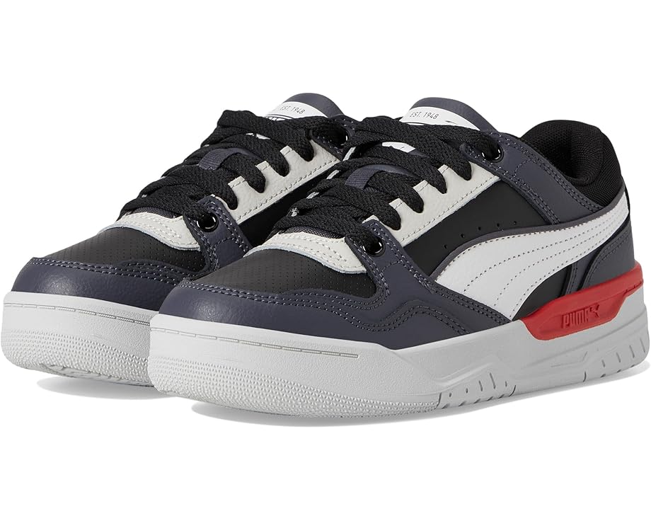 

Кроссовки PUMA Kids Rebound Layup Lo, цвет Galactic Gray/Puma White/Puma Black/Glacial Gray