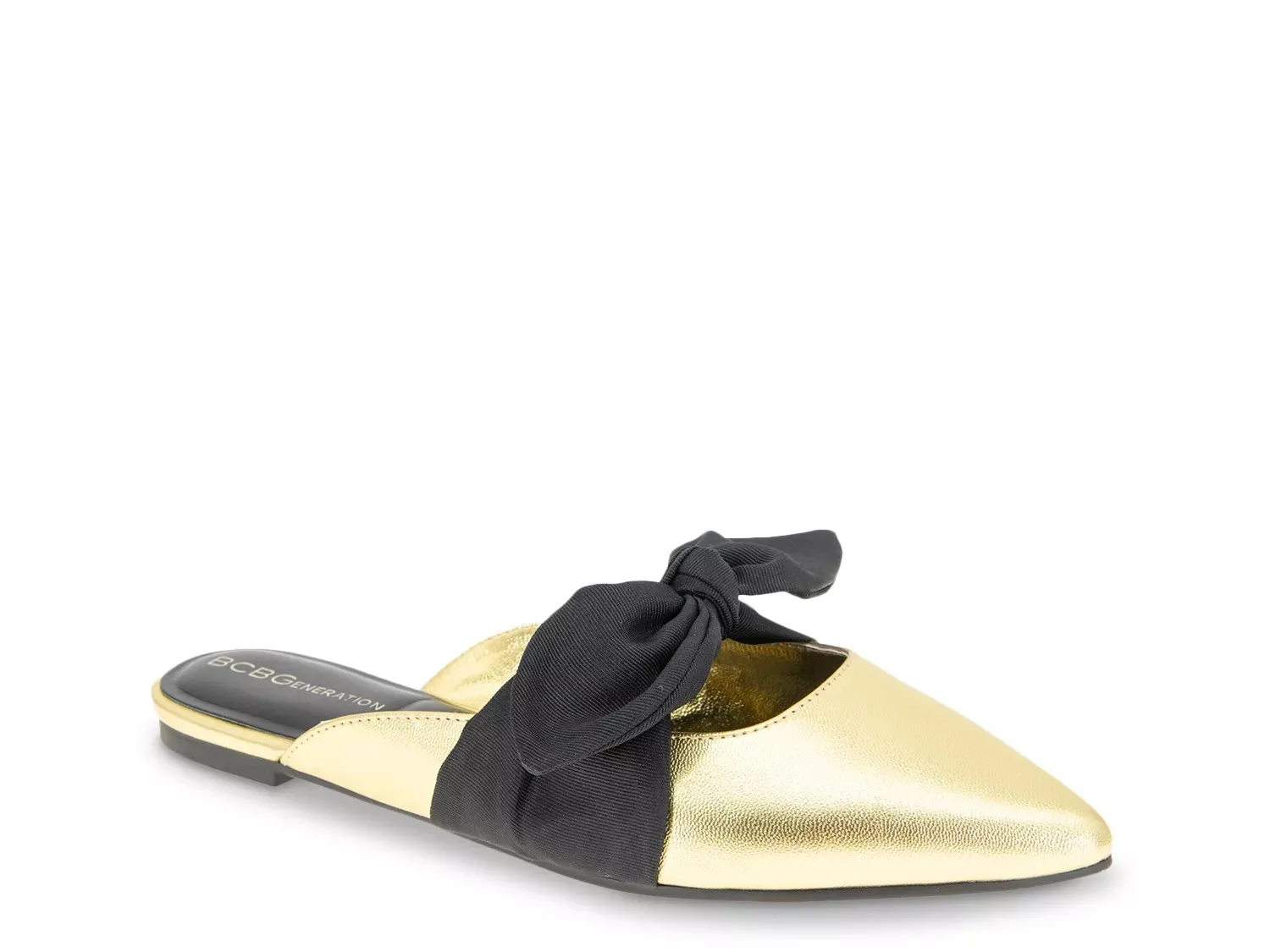 BCBGeneration Kandy Mule, золотистый металлик/черный