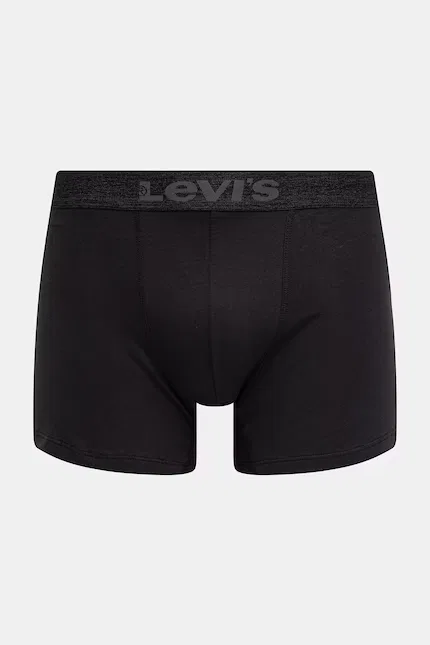 Боксеры из хлопка с эластаном 6 шт Levi's, черный — фото 3