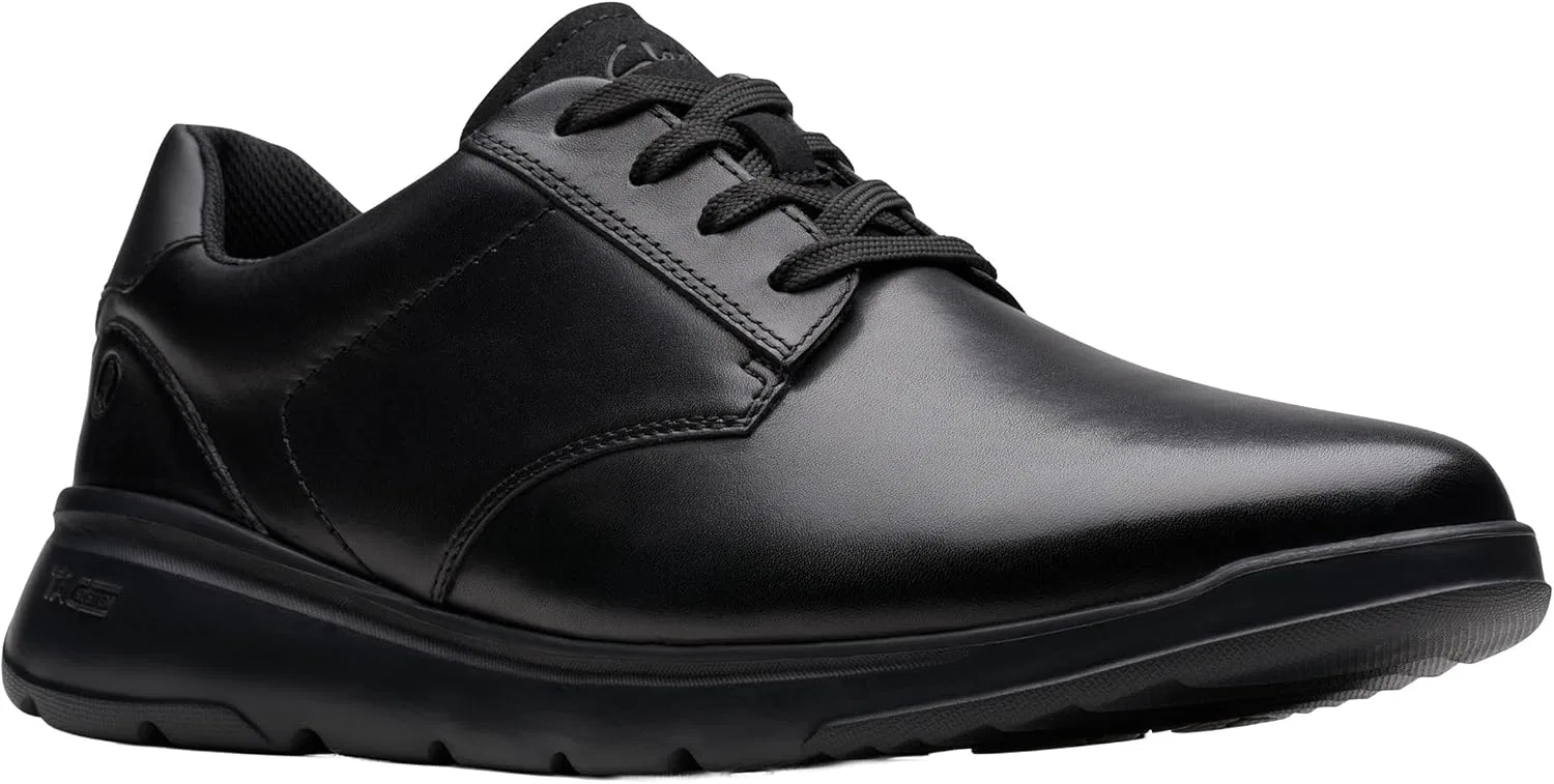 Мужские кружевные ботинки Clarks Lifton, Black (Black Leather) — фото 4