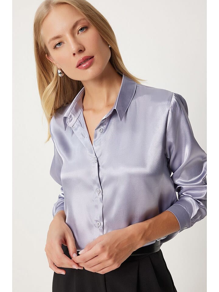 

Блуза Happiness Istanbul Bluse, цвет Flieder