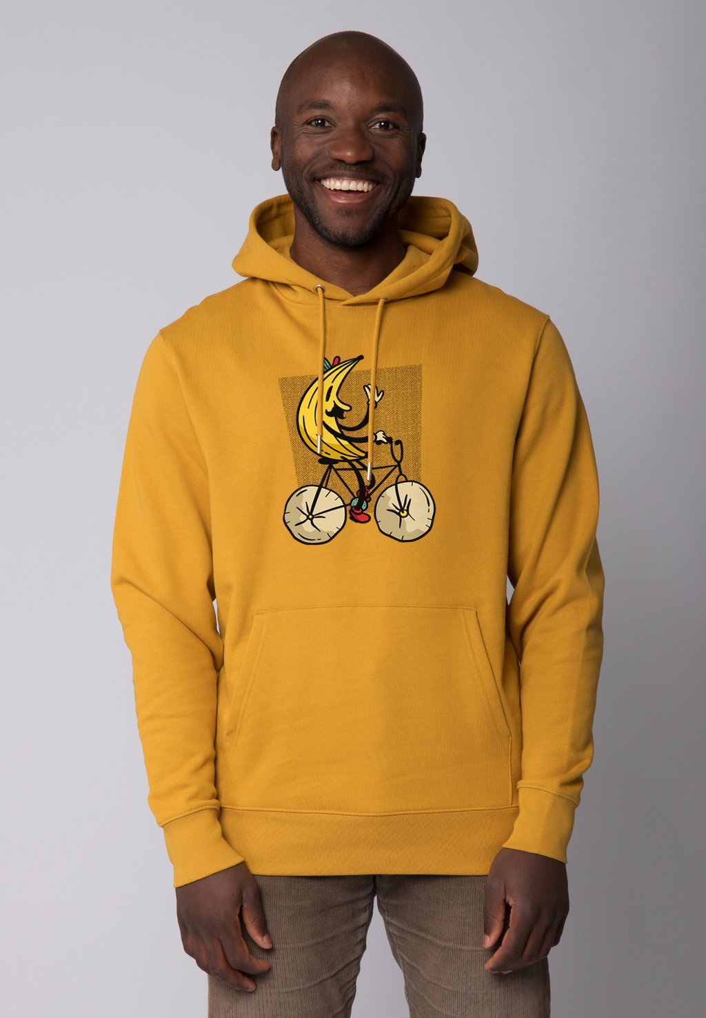 

Толстовка BANANA RIDER watapparel, горчично-желтый