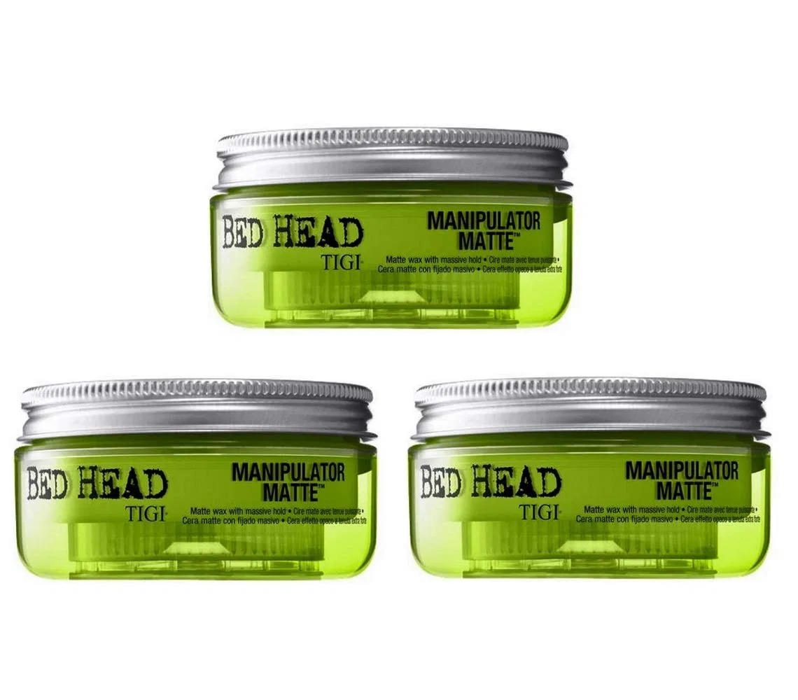 Матовая паста для укладки волос «Bed Head Manipulator Mat» от TIGI, 3 x 57.5 г Tigi