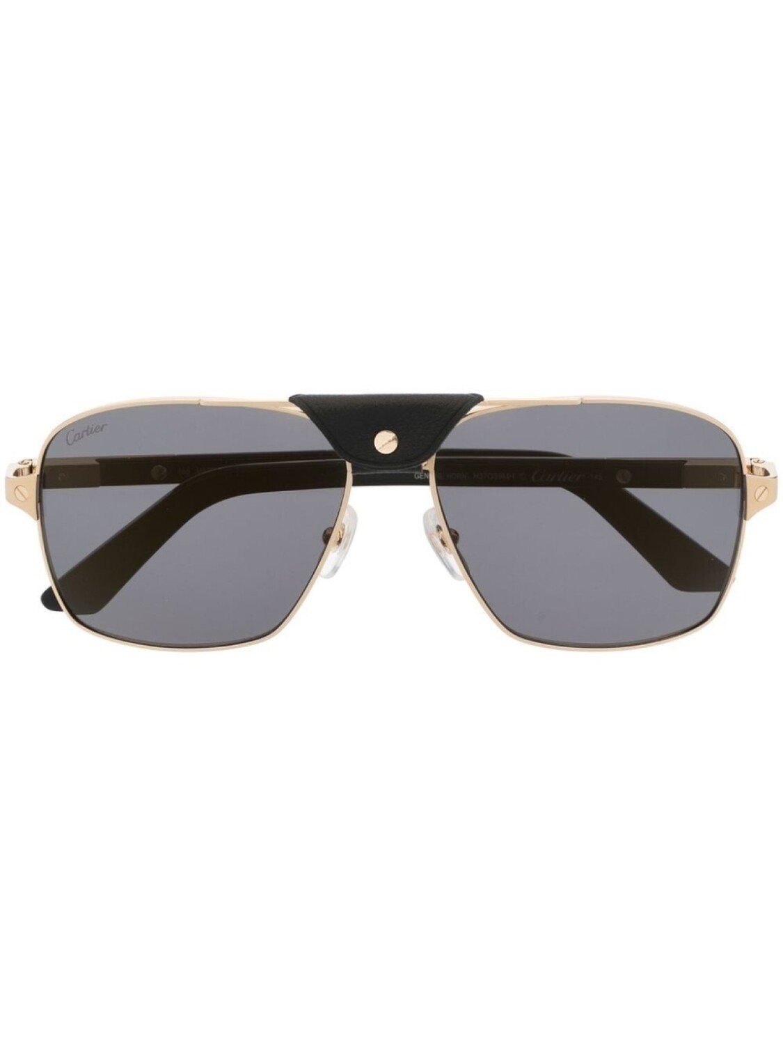 

Cartier Eyewear солнцезащитные очки-пилоты, золотистый