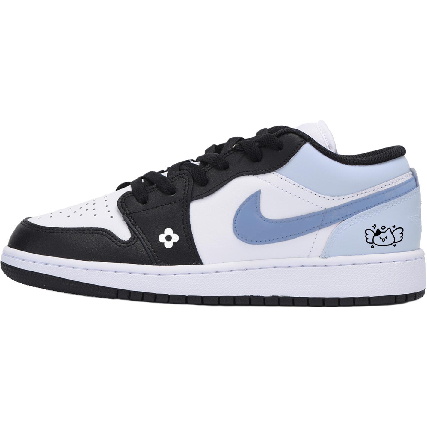 

Баскетбольные кроссовки Air 1 LOW Top для детей и подростков Jordan, белый