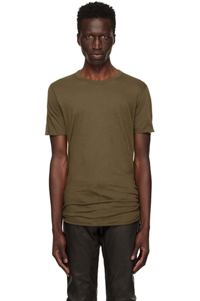 

Футболка Porterville Basic цвета хаки Rick Owens
