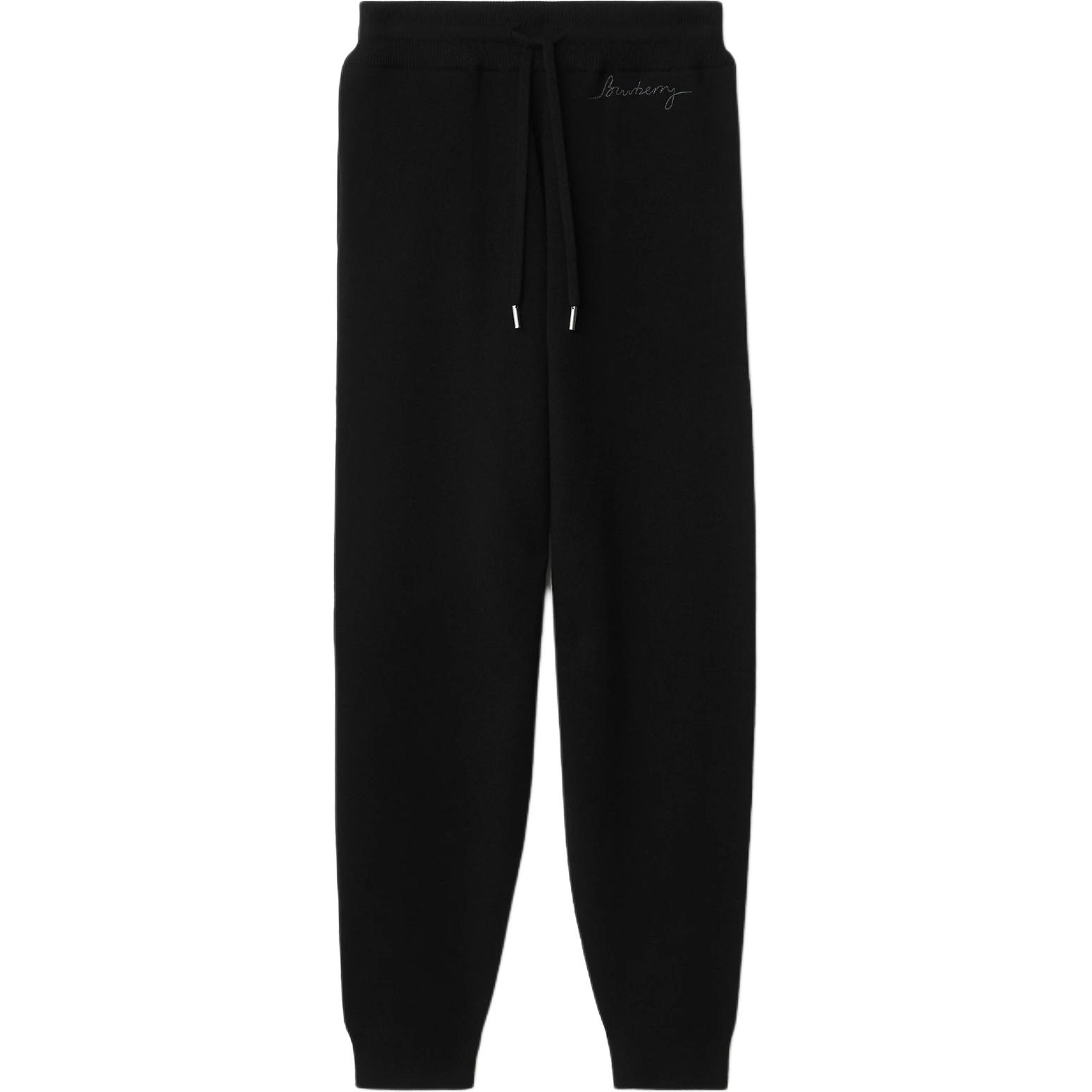 

Вышитые спортивные штаны Burberry, черный