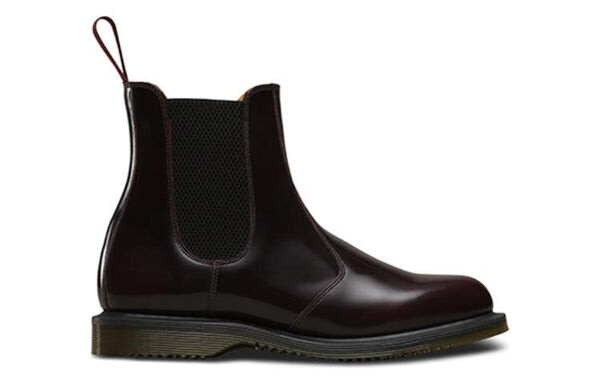 Кроссовки dr.martens flora smooth leather chelsea boots 'cherry red' Dr. Martens, красный — фото 2