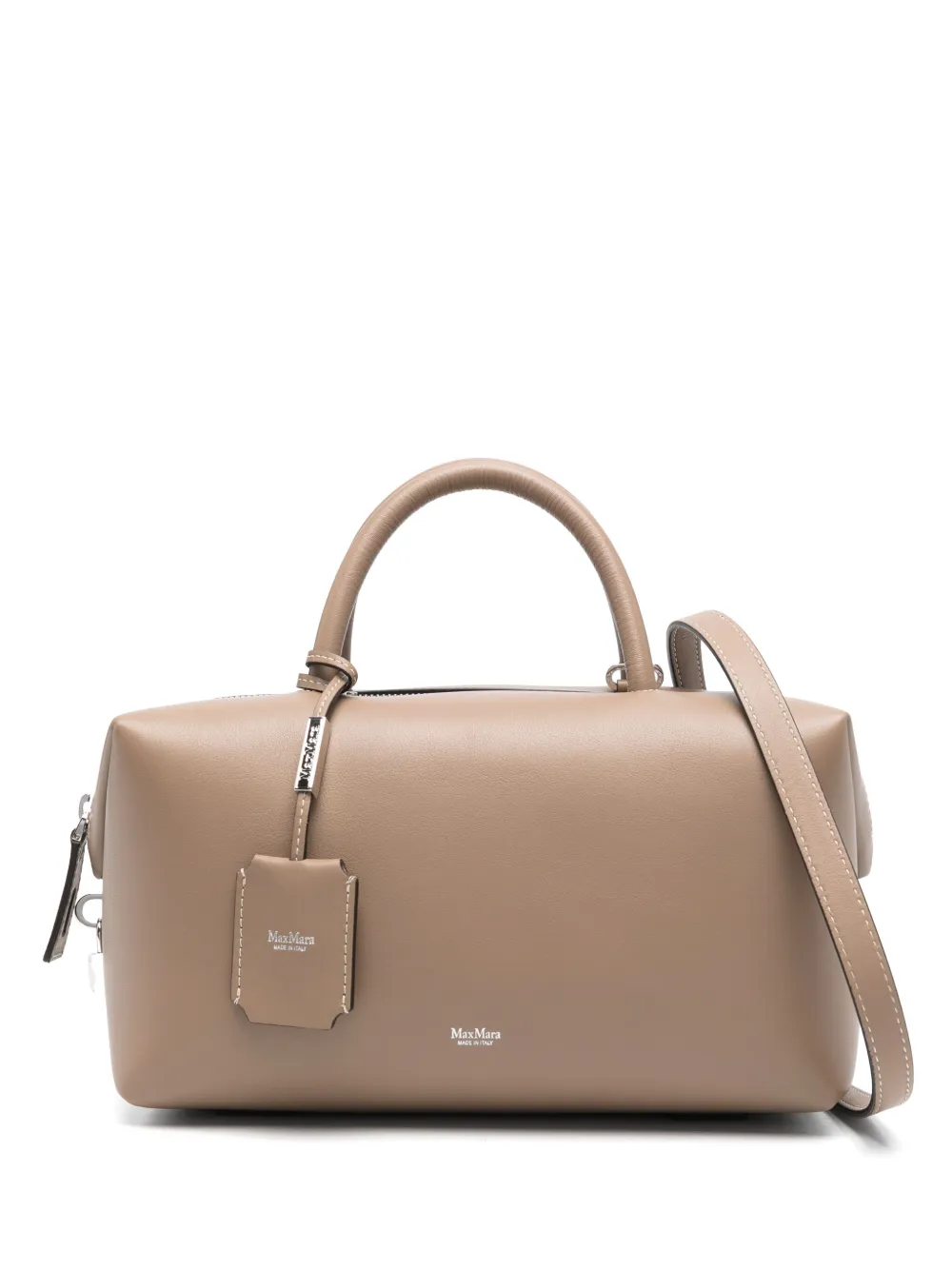 

Кожаная сумка-тоут MAX MARA, нейтральный
