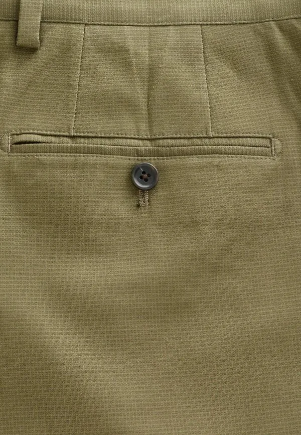 Брюки от костюма стандартного кроя Next, Khaki Green — фото 3