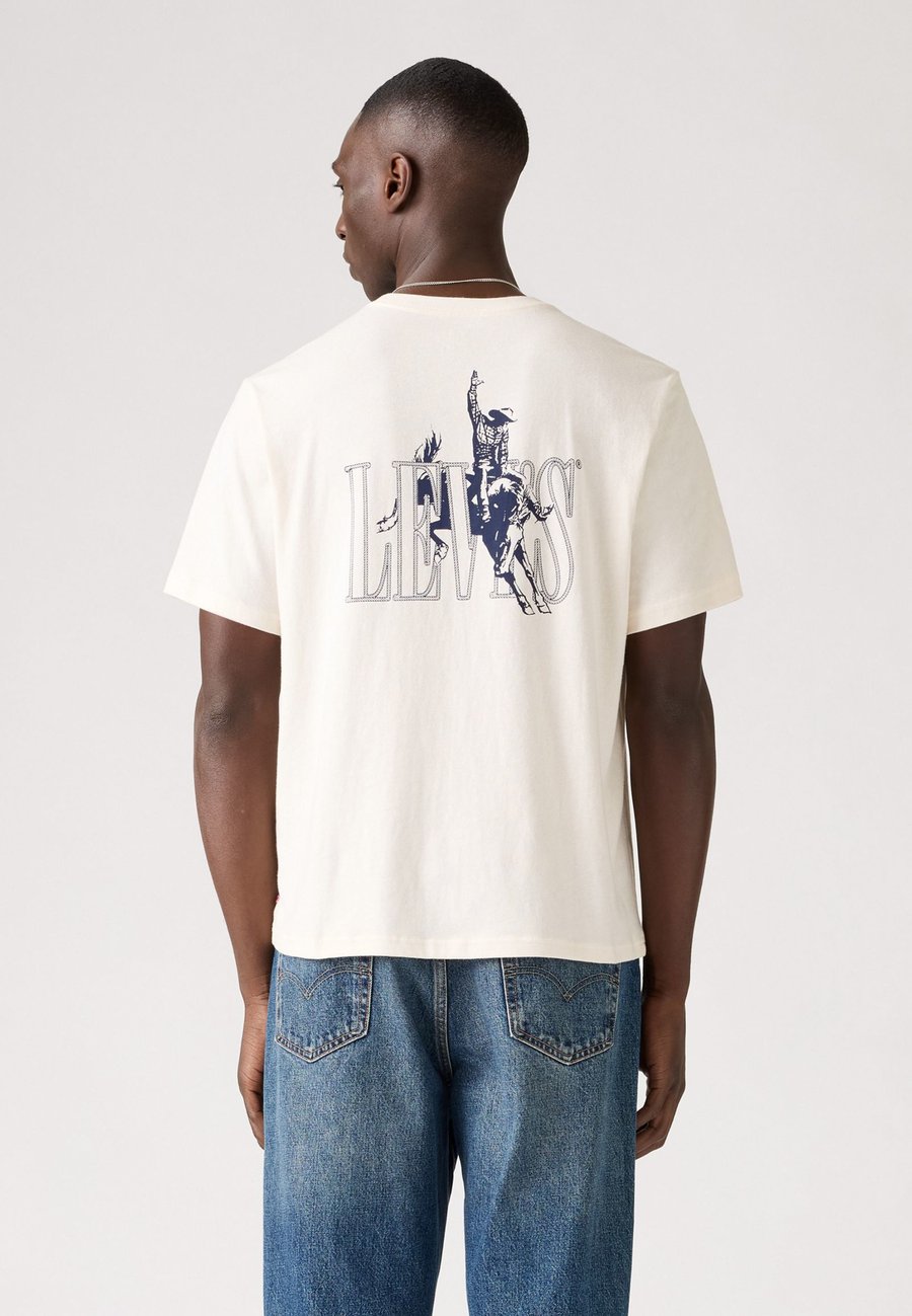 

Футболка Levi's RELAXED FIT, Ssnl Serif Cowboy 1 Egret/Off-White