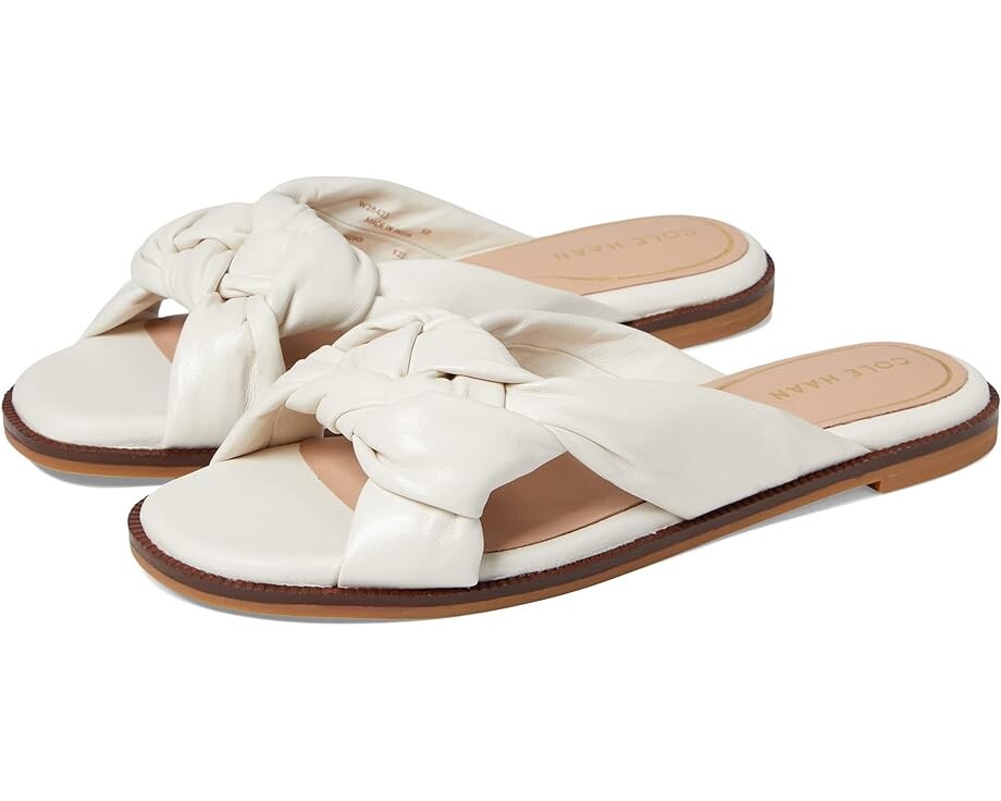 

Сандалии Cole Haan Anica Lux Slip-On Sandal, цвет Ivory Leather