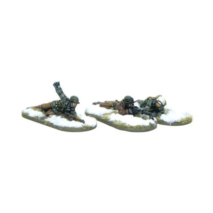 

Команда MMG армии США — лежа (зима), Bolt Action - US Army (28mm)