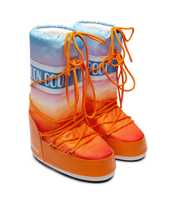 Сапоги женские зимние Moon Boot Sunrise с градиентом, оранжевый — фото 3