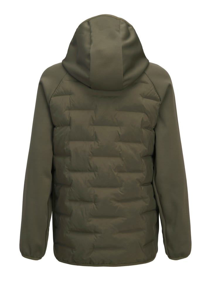 JACK & JONES Junior Куртка JJEPERFECT HYBRID JACKET JNR, переходный цвет, пыльно-оливковый — фото 2