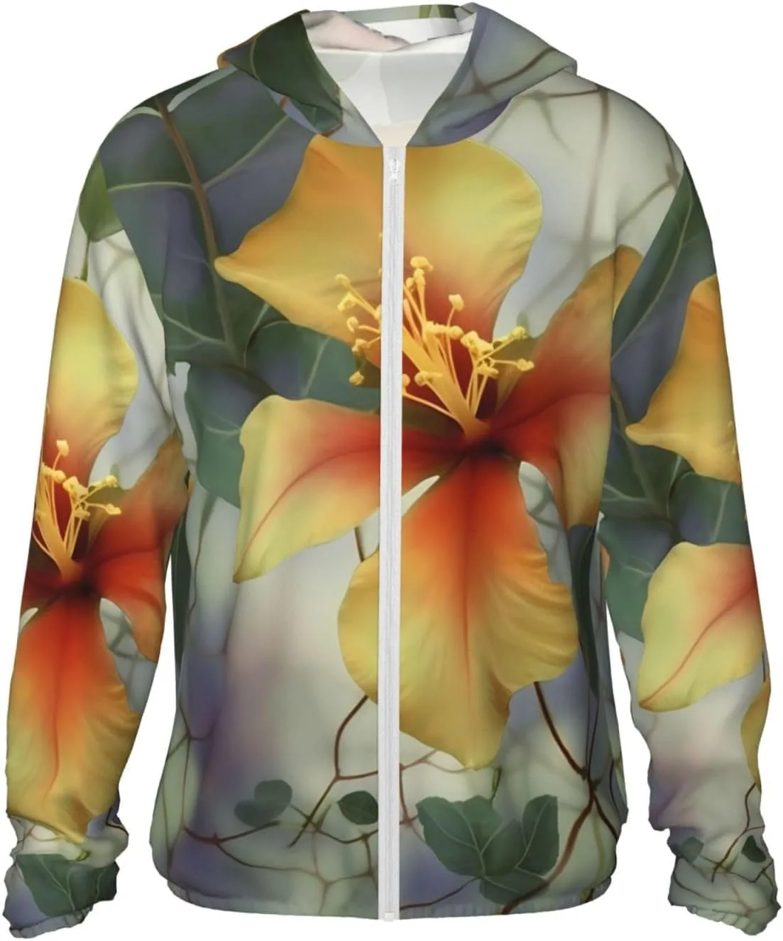 

Мужская толстовка с защитой от солнца upf 50+ green eucalyptus leaves FHEDVBN