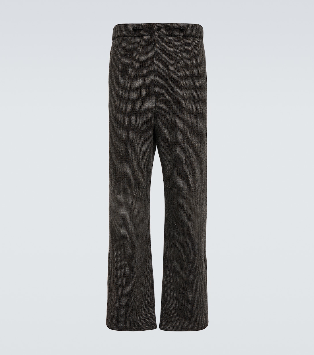 

Шерстяные брюки на завязках Auralee, Top Charcoal