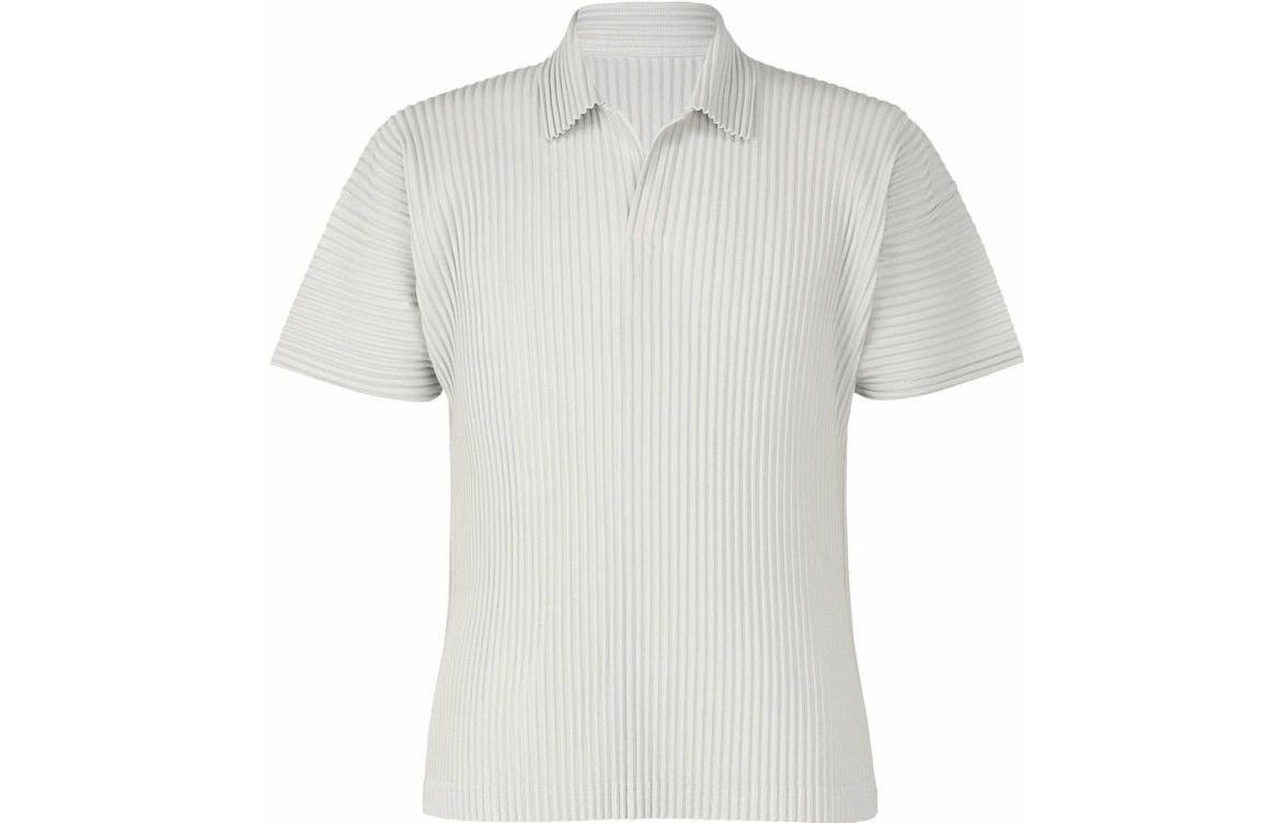 

Складчатая поло Homme Plissé Issey Miyake, серый