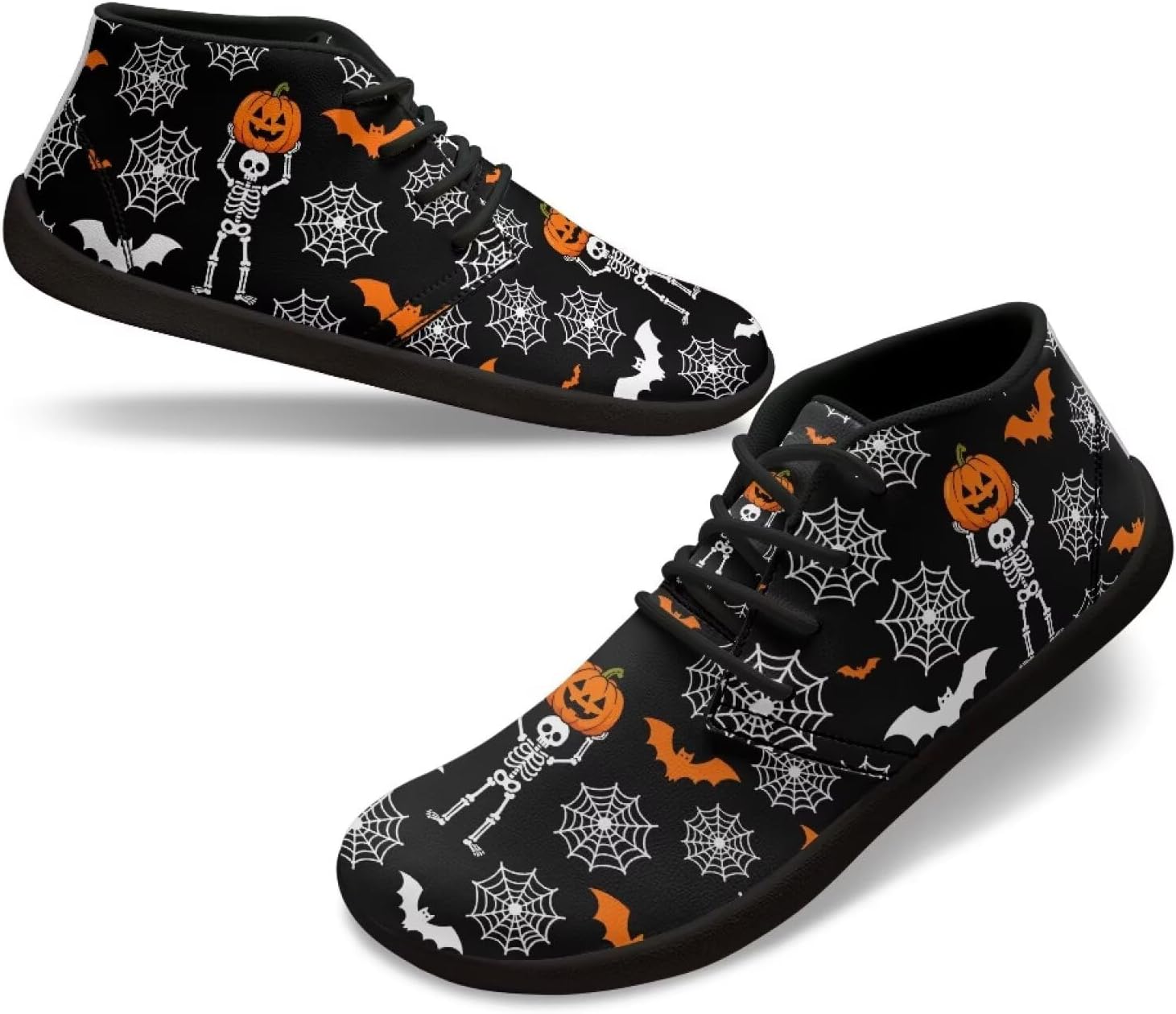 

Мужские босоножки Barefoot, модные кроссовки с широкой носочной частью, удобные для тренировок, противоскользящие, для бега и ходьбы на открытом воздухе, размер US 5-14 Quxjehoe, Halloween Skull