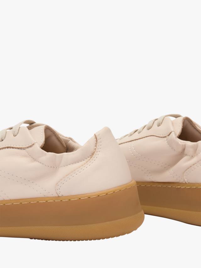 Мягкие кожаные кроссовки Blounce Russell & Bromley, White — фото 4