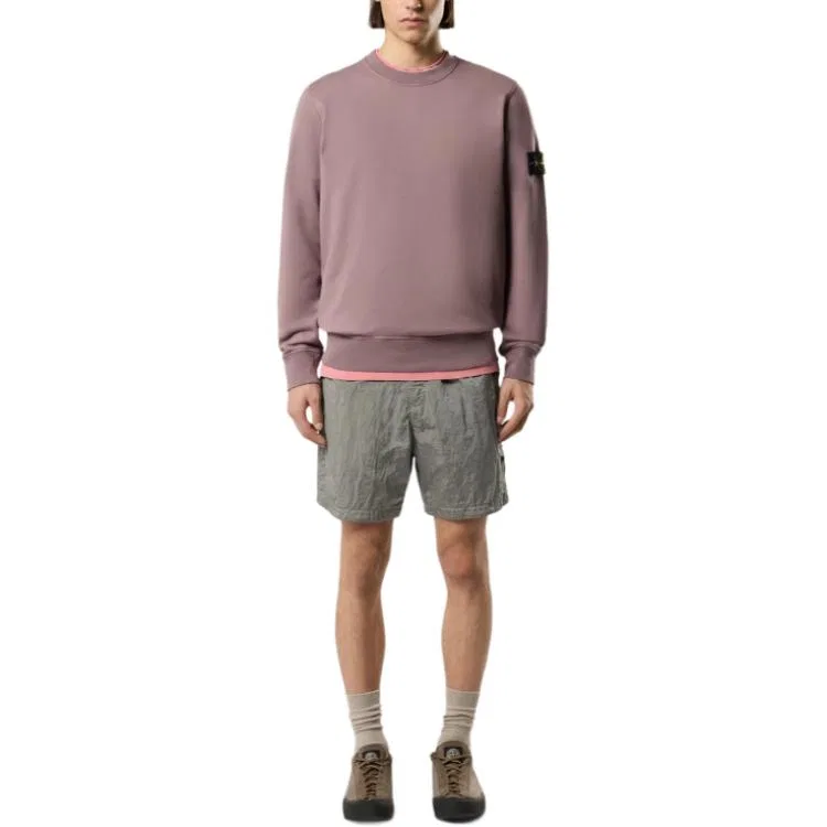 Шорты zip-pocket STONE ISLAND, Pearl Gray — фото 4