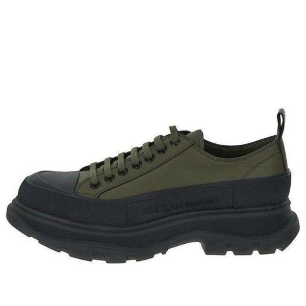 

Кроссовки lace-up sneakers 'army green black' Alexander Mcqueen, зеленый