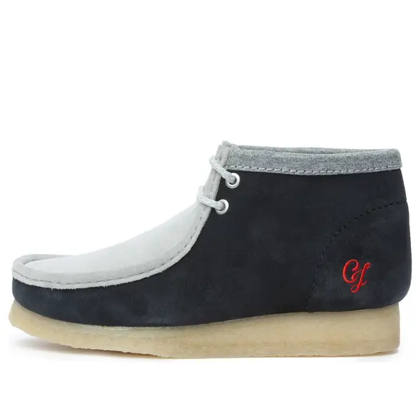 

Кроссовки wallabee boots vcy 'navy' Clarks, синий