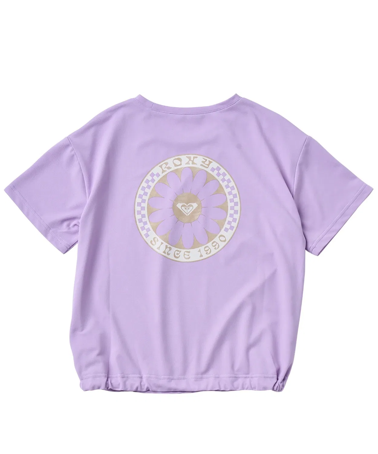Детская рашгард Roxy MINI WILD FLOWER с защитой от солнца, белый — фото 4
