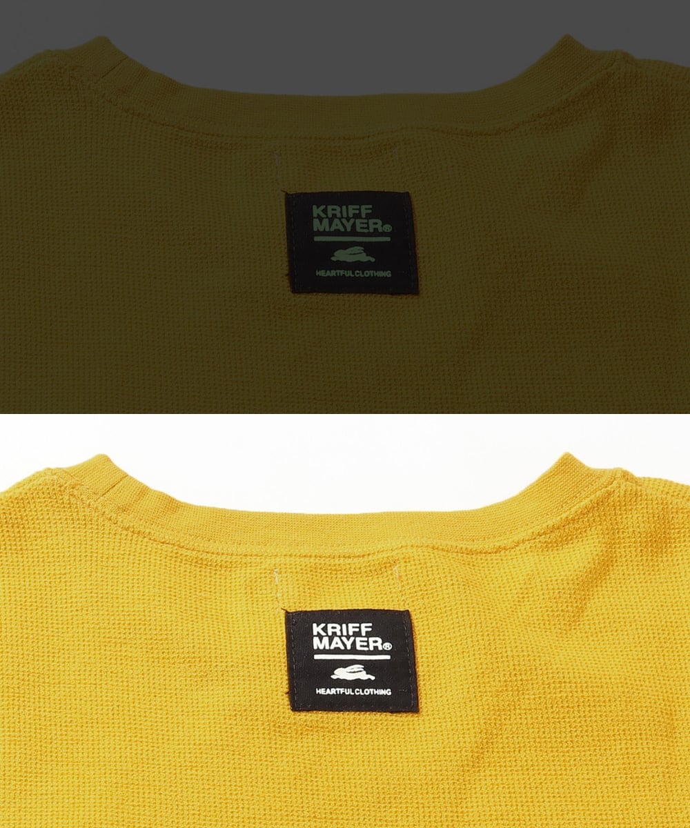 Футболка W Face Poke Crew Kriff Mayer, YELLOW — фото 2