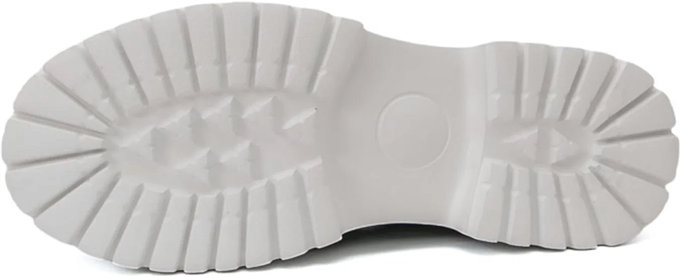 Лоферы мужские классические Slip On Platform, White/Black OXNGEOS — фото 4